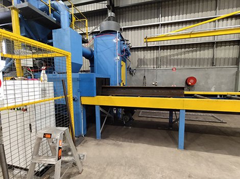 Pre-treatment——shot-blasting