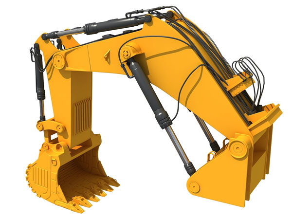 Excavator bucket 3D model